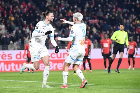 بثنائية جرينوود ورابيو.. مارسيليا يسقط رين في الدوري الفرنسي